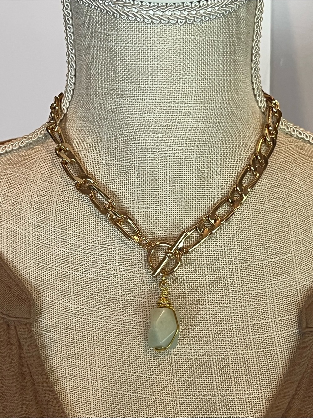 Aventurine Pendant Necklace